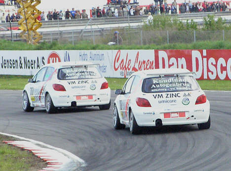 Klaus Verner og David Falch. (Foto: Motorsporten.dk)